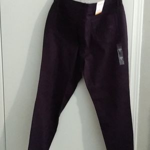 Women slim leg purple jeans by Style &Co.16ps
